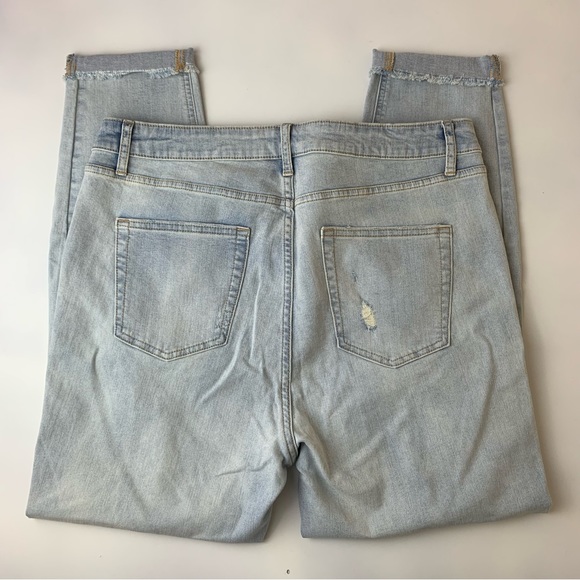 Wild Fable Womens Distressed Highest Rise Skinny Jean Light Wash Size 16 - Picture 4 of 12